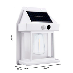Lampe murale solaire rechargeable extérieur BK-888D lumière capteur de mouvement
