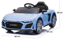 Voiture électrique pour enfants Audi R8 Sport LT936 12V lumières LED et sons
