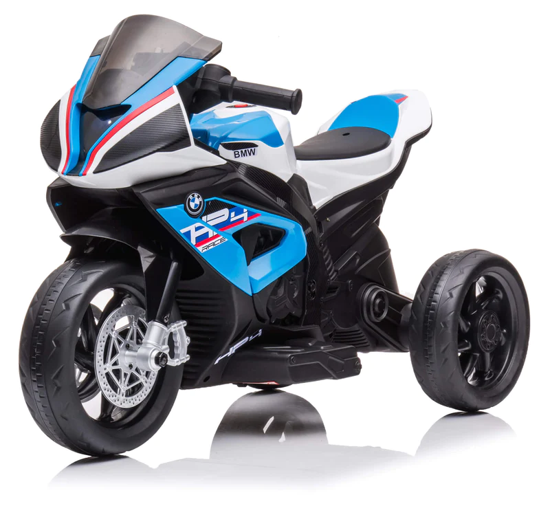 Moto électrique pour enfants BMW HP4 Sport à 3 roues avec licence officielle 12V