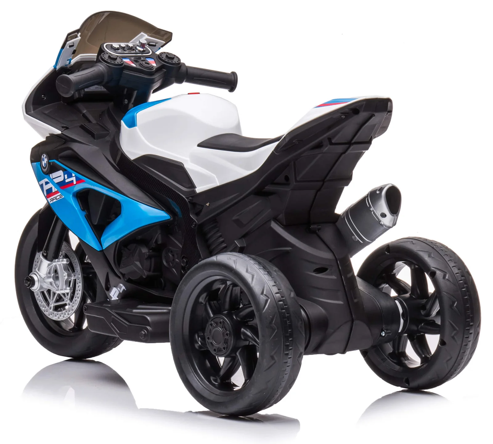 Moto électrique pour enfants BMW HP4 Sport à 3 roues avec licence officielle 12V