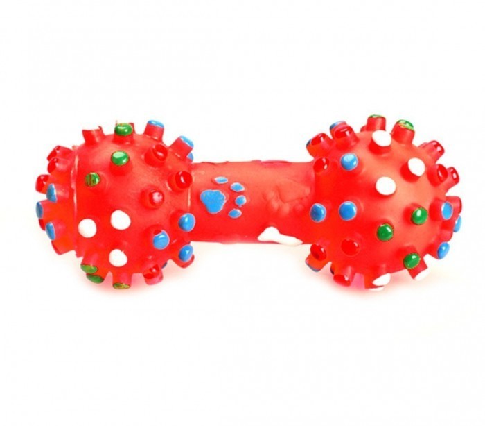 Jeu - Os en caoutchouc souple pour chiens et chats - Divers coloris