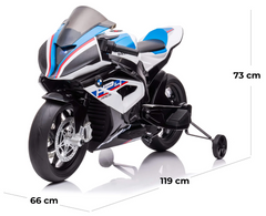 Moto électrique pour enfants BMW HP4 Race à 2 roues avec licence officielle, 12V