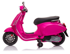 Moto électrique enfants LT941 Piaggio Vespa Sprint 12V avec lumières et sons LED