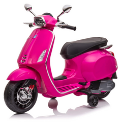 Moto électrique enfants LT941 Piaggio Vespa Sprint 12V avec lumières et sons LED
