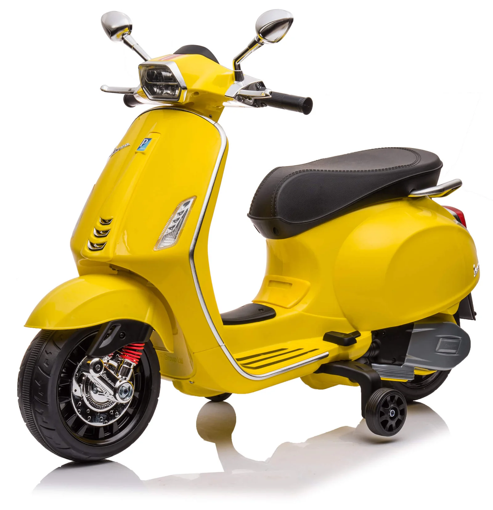 Moto électrique enfants LT941 Piaggio Vespa Sprint 12V avec lumières et sons LED