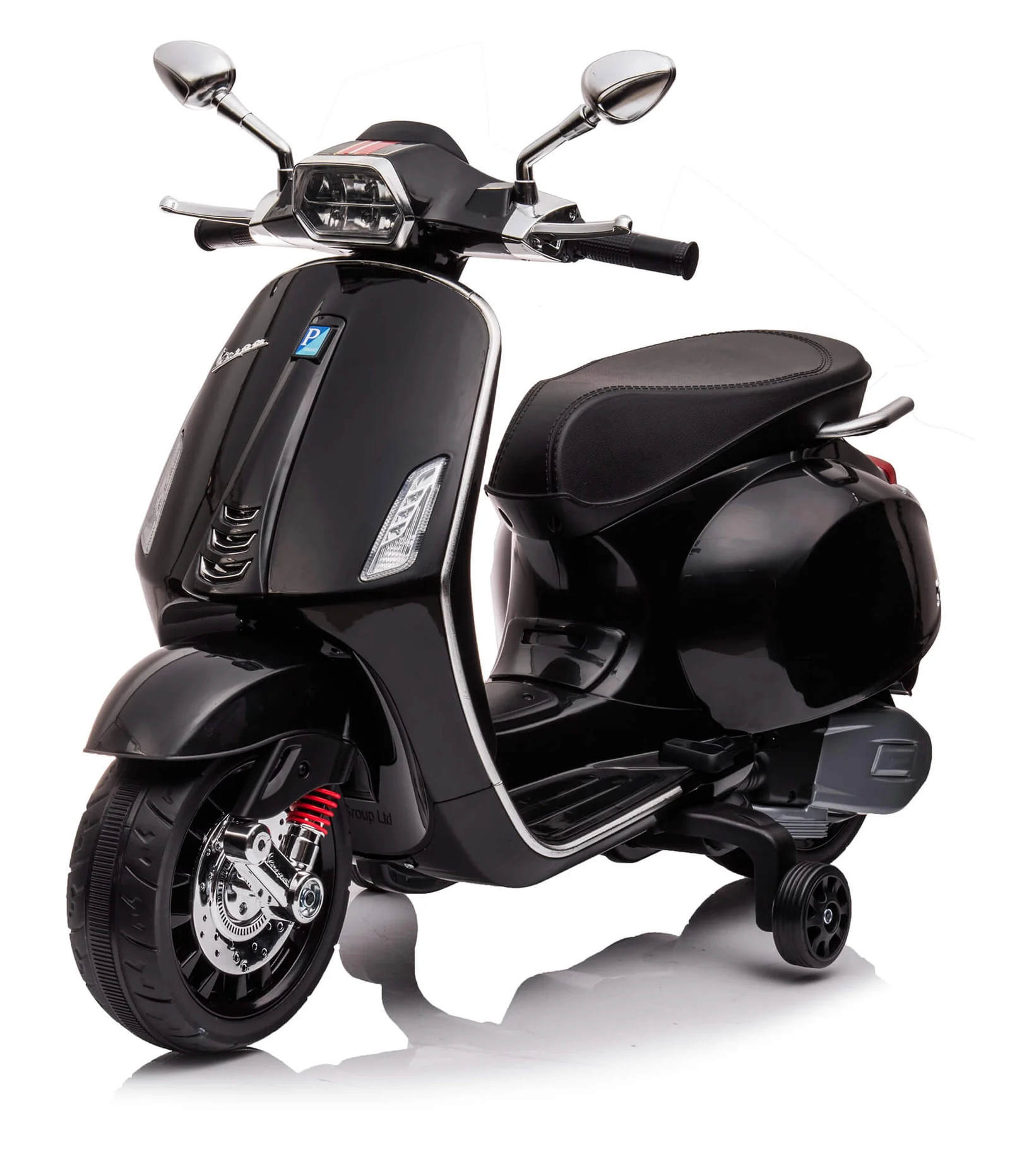 Moto électrique enfants LT941 Piaggio Vespa Sprint 12V avec lumières et sons LED