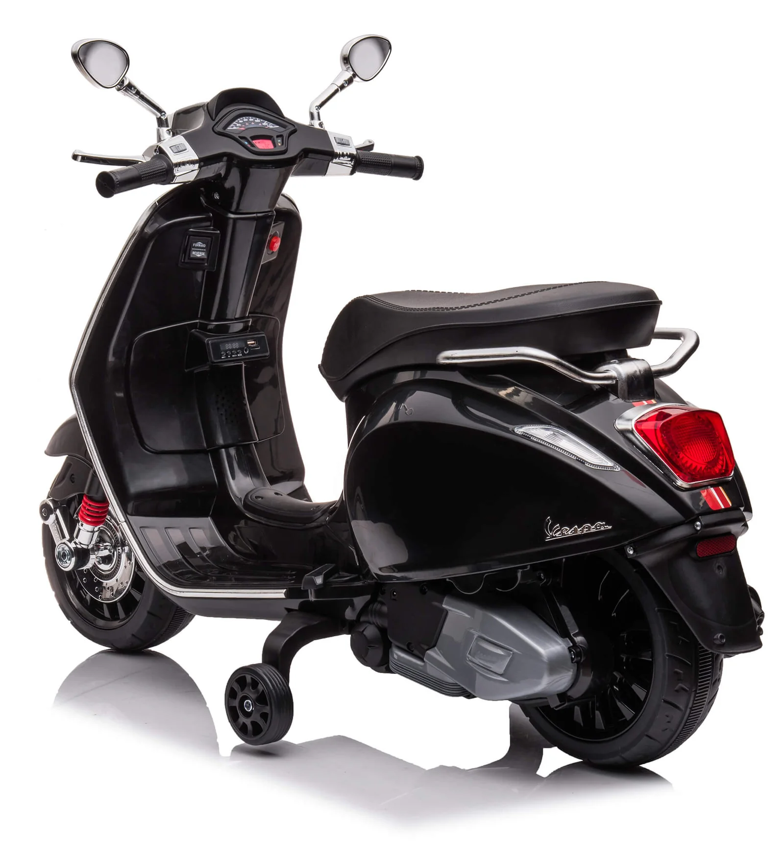 Moto électrique enfants LT941 Piaggio Vespa Sprint 12V avec lumières et sons LED