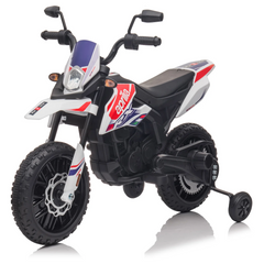 Moto électrique enfants LT944 Aprilia Motocross RX125 12V lumières LED et sons