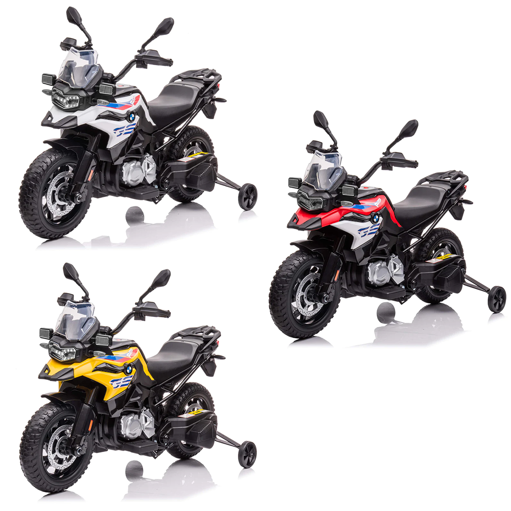 Moto électrique pour enfants LT943 BMW GS 850F 12V licence lumières LED et sons