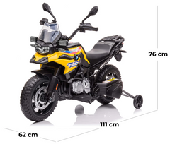 Moto électrique pour enfants LT943 BMW GS 850F 12V licence lumières LED et sons