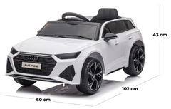 Voiture électrique ¡enfants LT945 Audi RS6 12V avec permis, lumières et sons LED