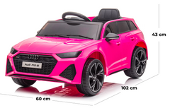 Voiture électrique ¡enfants LT945 Audi RS6 12V avec permis, lumières et sons LED