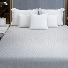 Housse matelas lit individuel coton Jacquard 100x200, respirante et absorbante