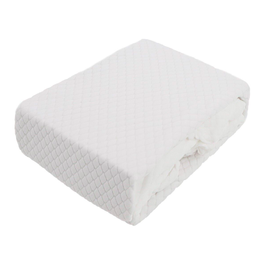 Housse matelas lit double en coton Jacquard 185x200, respirante et absorbante