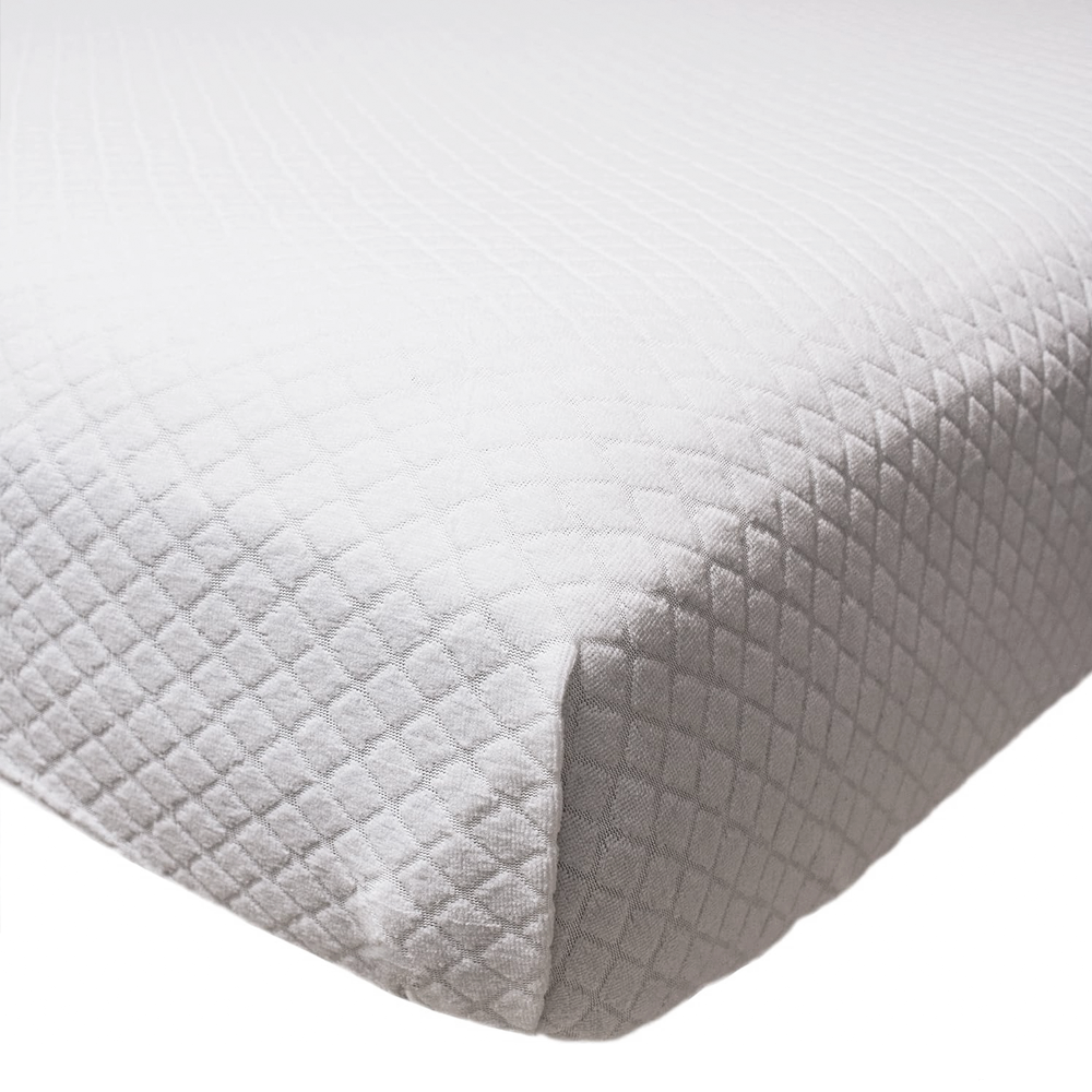 Housse matelas lit double en coton Jacquard 185x200, respirante et absorbante