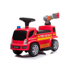 Camion Électrique Enfants LT949 6V Camion de Pompier avec Bulles et Lumières LED