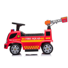 Camion Électrique Enfants LT949 6V Camion de Pompier avec Bulles et Lumières LED