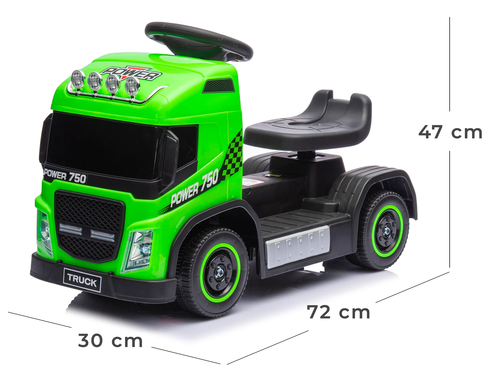Chariot électrique pour enfants LT950, petit camion 6V avec lumières et sons LED