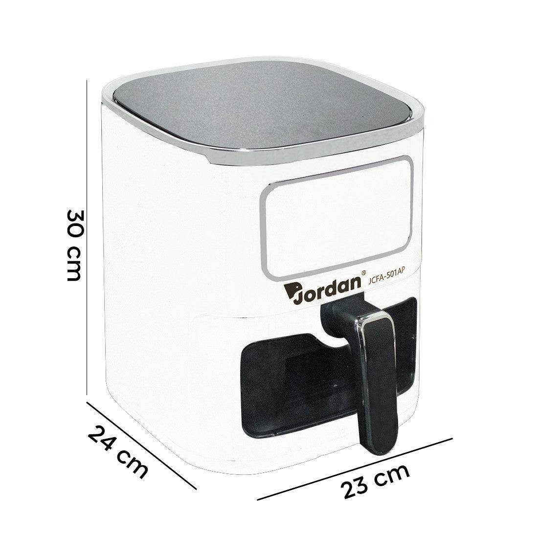 Friteuse à air 1600W JCFA-501AP Capacité 7,5 lt 200° avec verre transparent