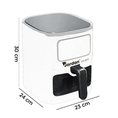 Friteuse à air 1600W JCFA-501AP Capacité 7,5 lt 200° avec verre transparent