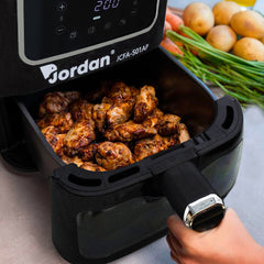 Friteuse à air 1600W JCFA-501AP Capacité 7,5 lt 200° avec verre transparent