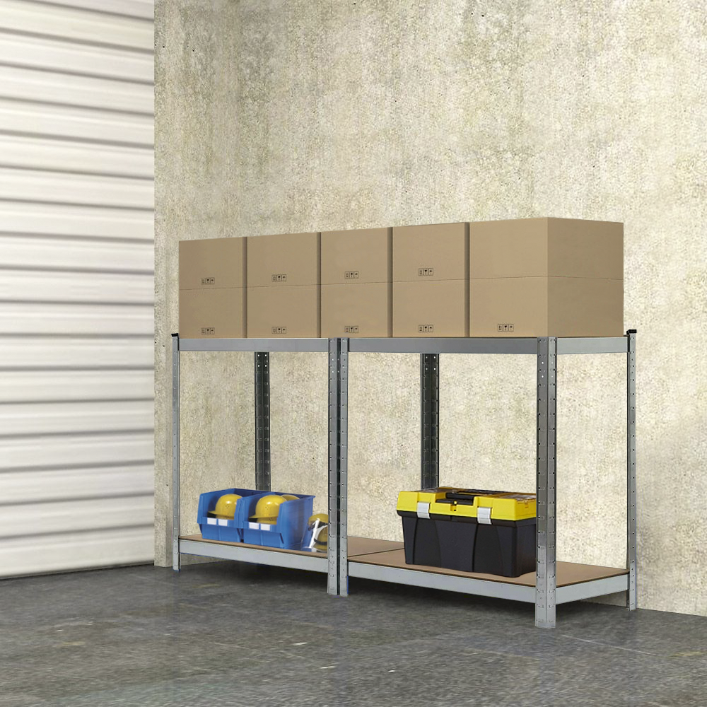 Étagère métallique 4 étagères Capacité 280kg H173x75x30cm Étagères ajustables
