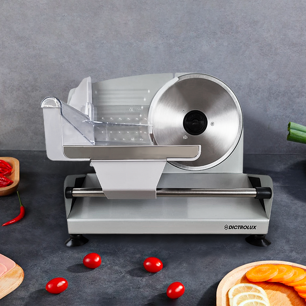Trancheuse électrique de comptoir Dictrolux 200W lame inox 19cm