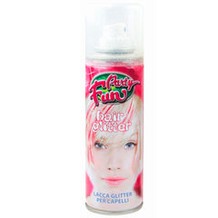 Laque brillante temporaire pour cheveux 125 ml - Paillettes de couleurs vives