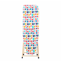 Table à repasser en bois LADY pliable avec support pour chaudière 79x35x121cm