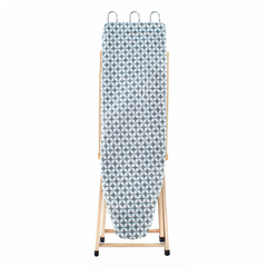 Table à repasser en bois LADY pliable avec support pour chaudière 79x35x121cm