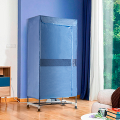 Sèche-linge électrique portable à air chaud support vêtements pour armoire 1100W