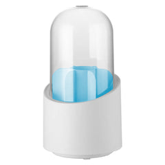 Organisateur pinceaux et maquillage avec base rotative à 360° et 7 compartiments