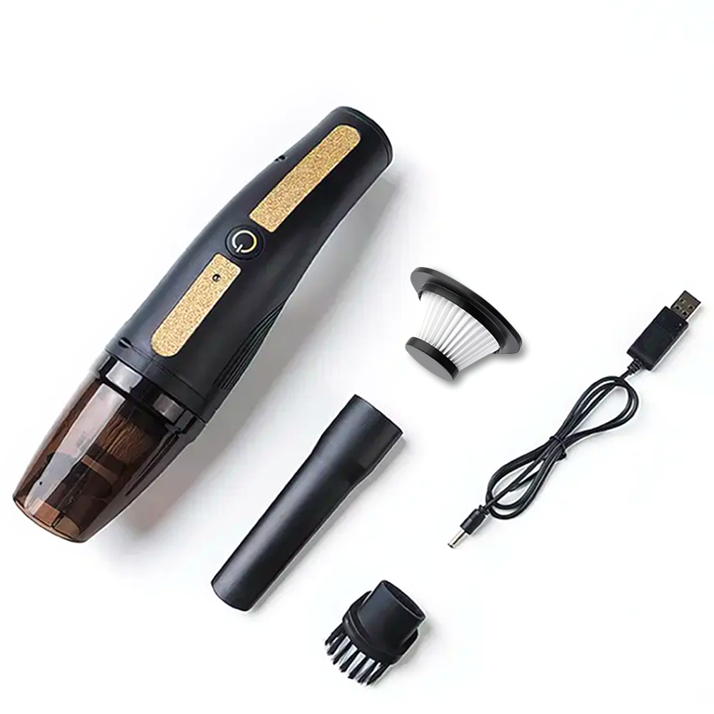 Mini aspirateur sans fil portable rechargeable par USB pour voiture et maison