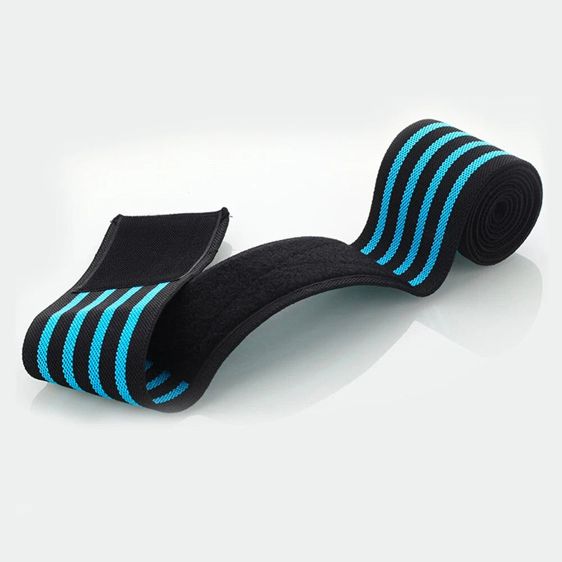 Genouillère élastique avec fermeture velcro anti-déchirure réglable