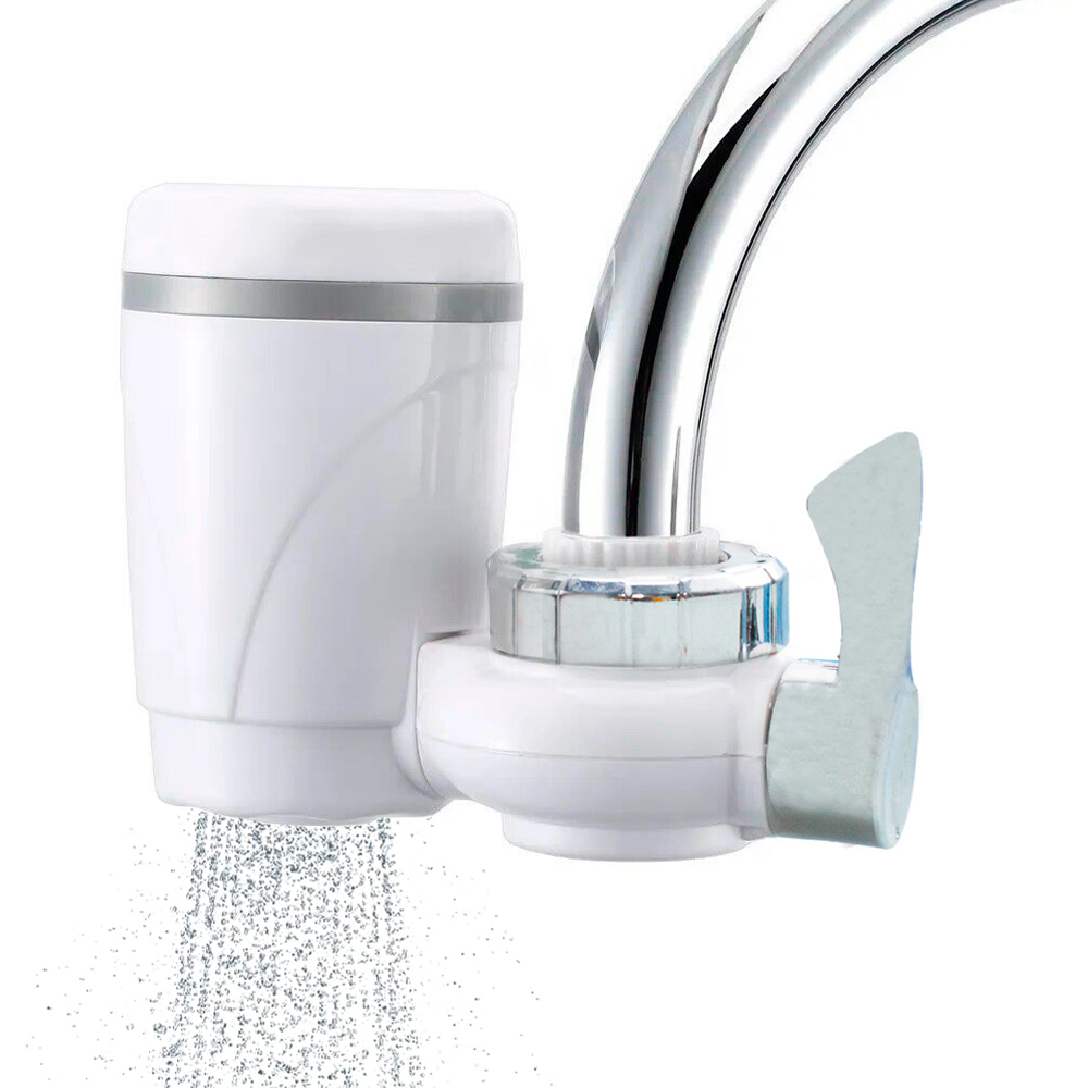 Filtre Purificateur d'Eau Robinet Anti-Calcaire en Cuisine Salle Bain Charbon