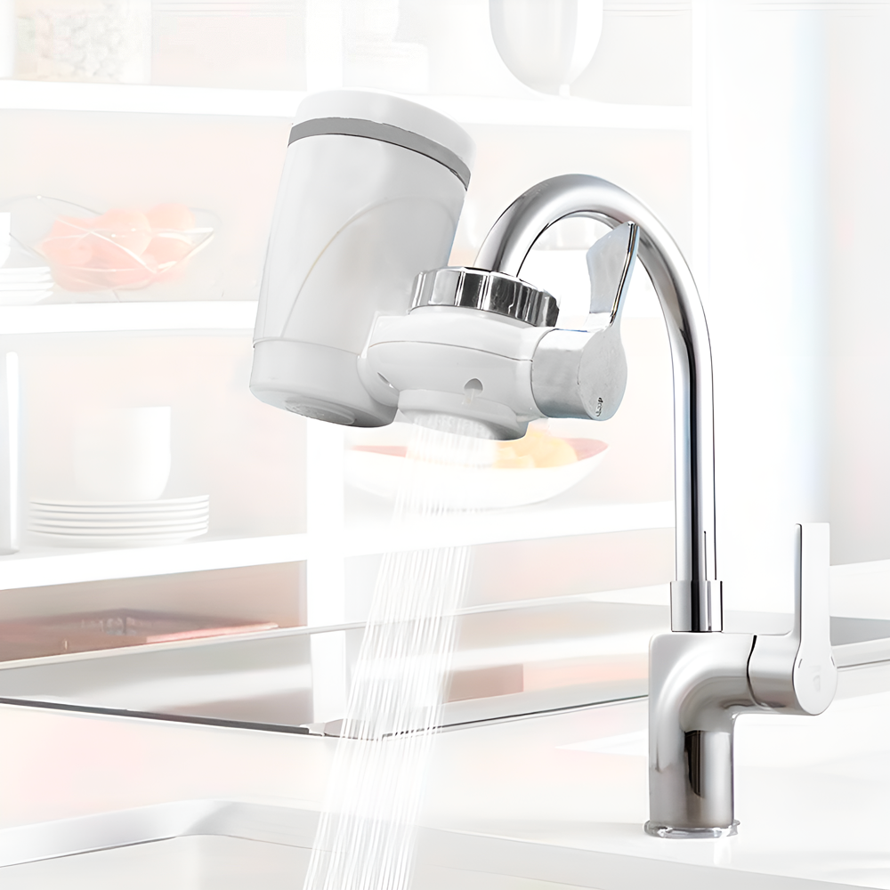 Filtre Purificateur d'Eau Robinet Anti-Calcaire en Cuisine Salle Bain Charbon