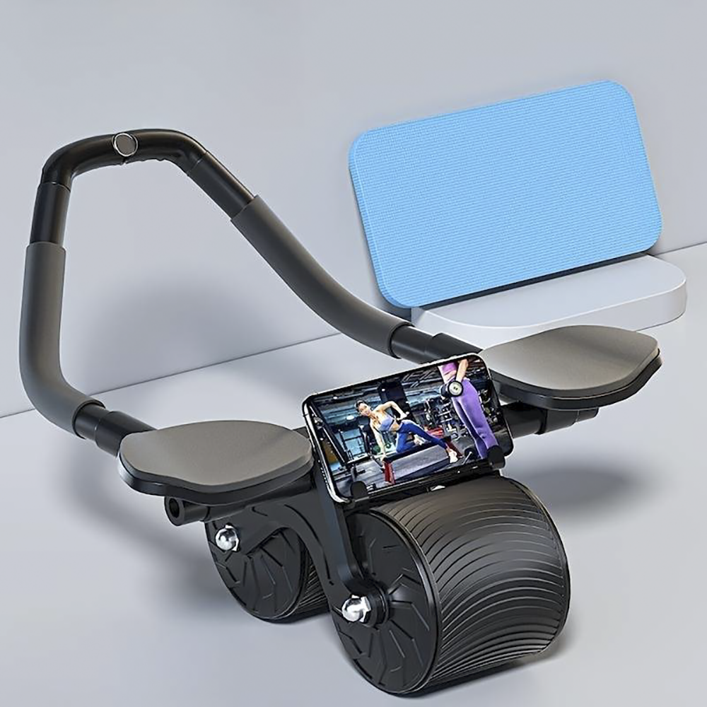Rouleau Automatique pour Exercices Abdominaux AB Roller avec Retour Automatique