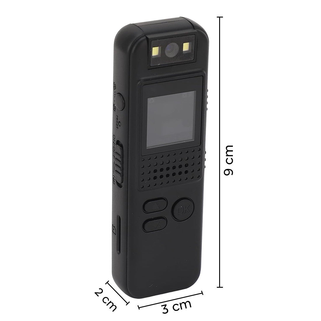 Mini caméra vidéo audio portable Écran Full HD Clip vision nocturne