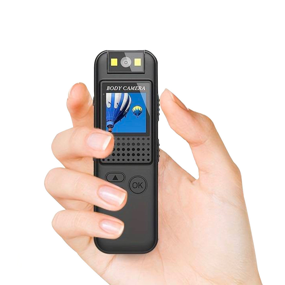 Mini caméra vidéo audio portable Écran Full HD Clip vision nocturne