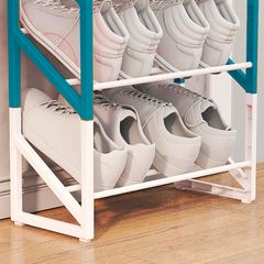 Étagère à chaussures en plastique multifonctionnelle à 3 niveaux