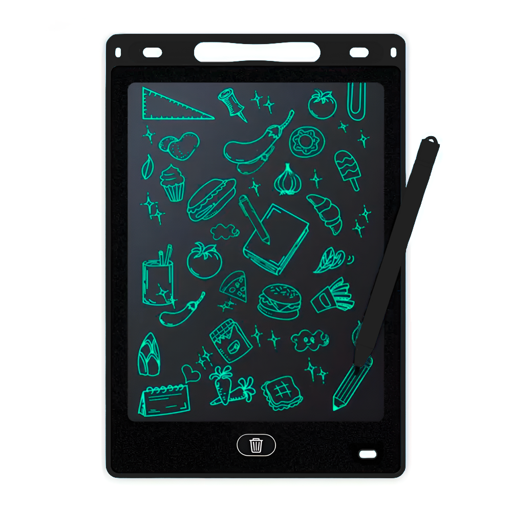 Tablette d'écriture effaçable avec écran LCD de 12" pour enfants