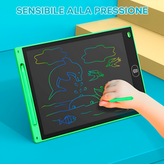 Tablette d'écriture effaçable avec écran LCD de 12" pour enfants