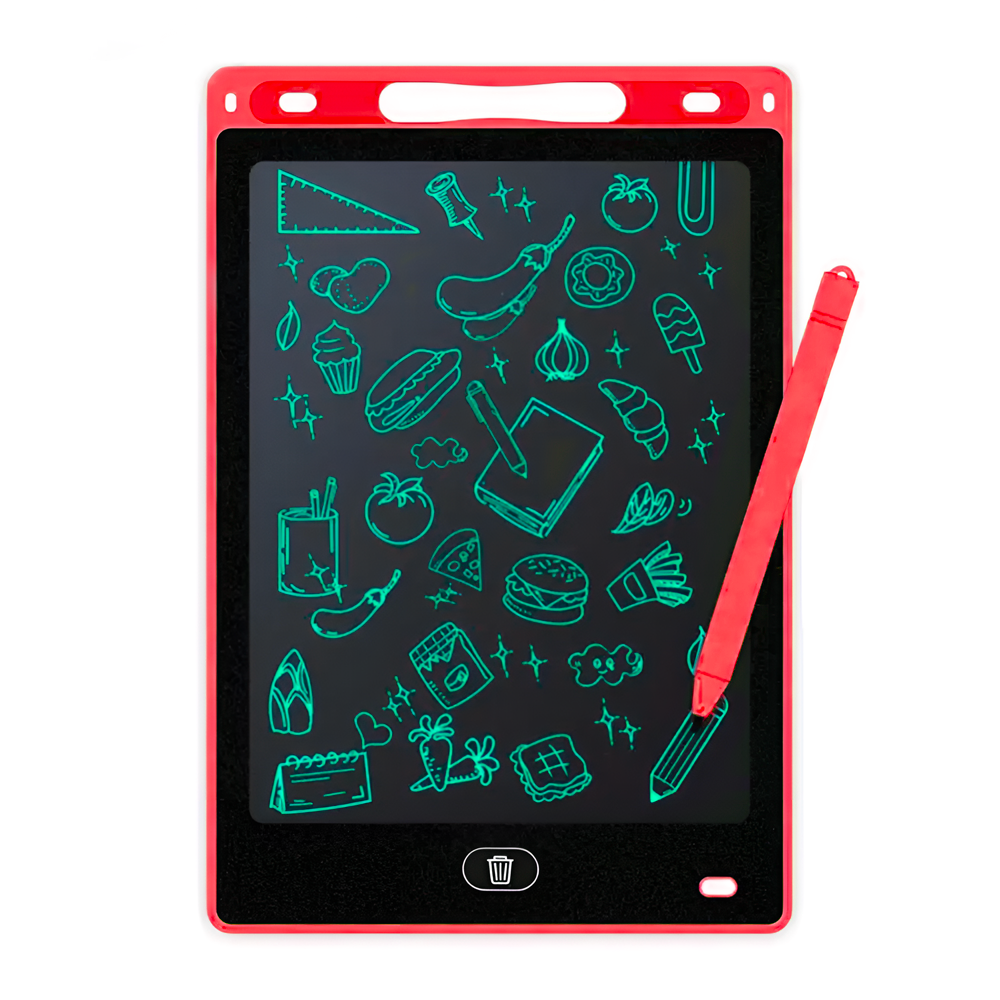 Tablette d'écriture effaçable avec écran LCD de 12" pour enfants
