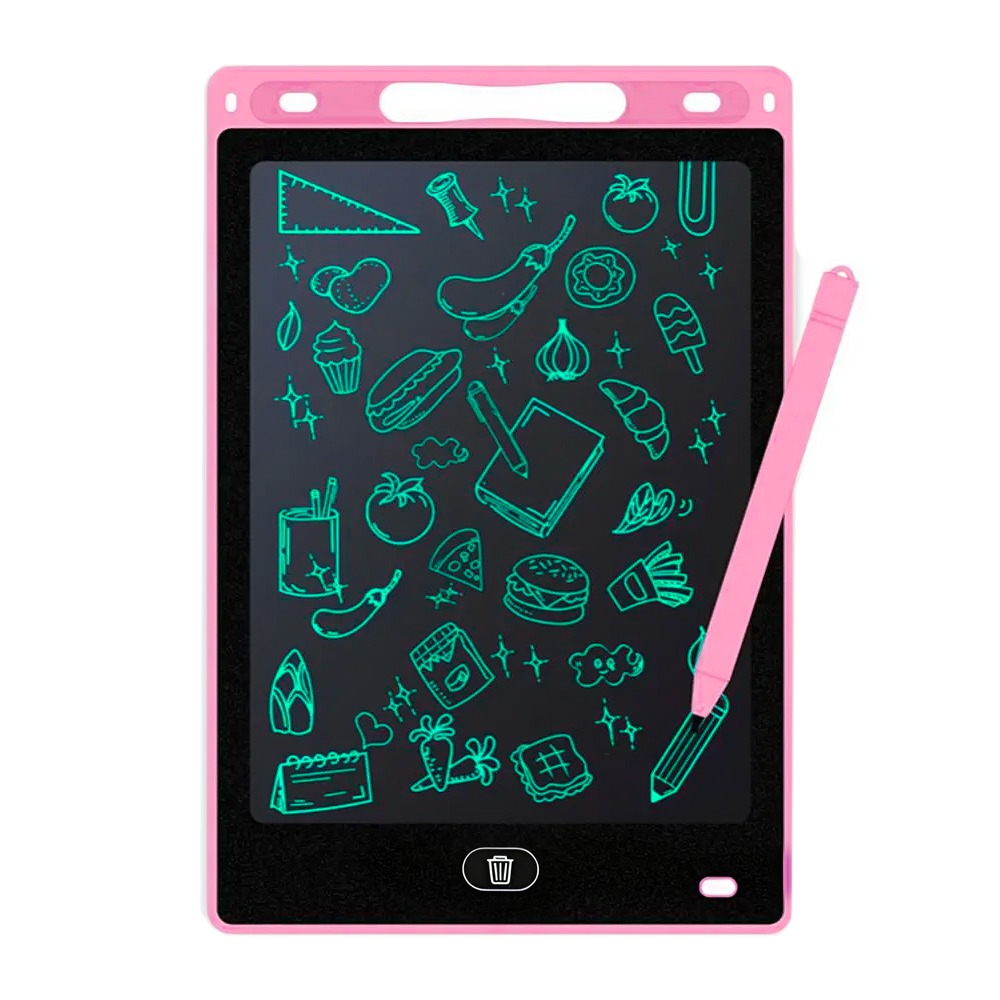 Tablette d'écriture effaçable avec écran LCD de 12" pour enfants