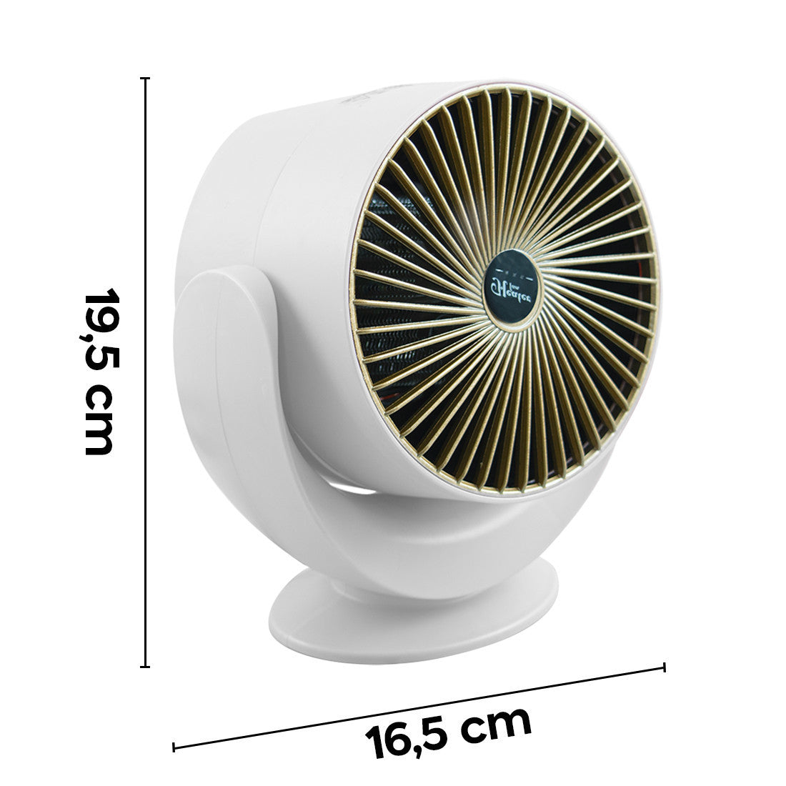 Mini chauffage électrique de bureau 900W avec inclinaison