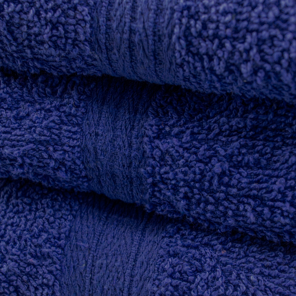 Ensemble 3 Serviettes Bain en Éponge Visage les Invités et Douche en Tons Unis