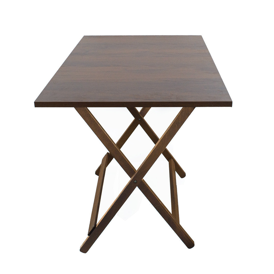Table de jardin en bois Formica 60x90 F2011 NOYER Pliable Gain de Place