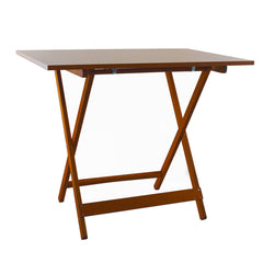 Table de jardin en bois Formica 60x90 F2069 CERISIER Pliable Gain de Place