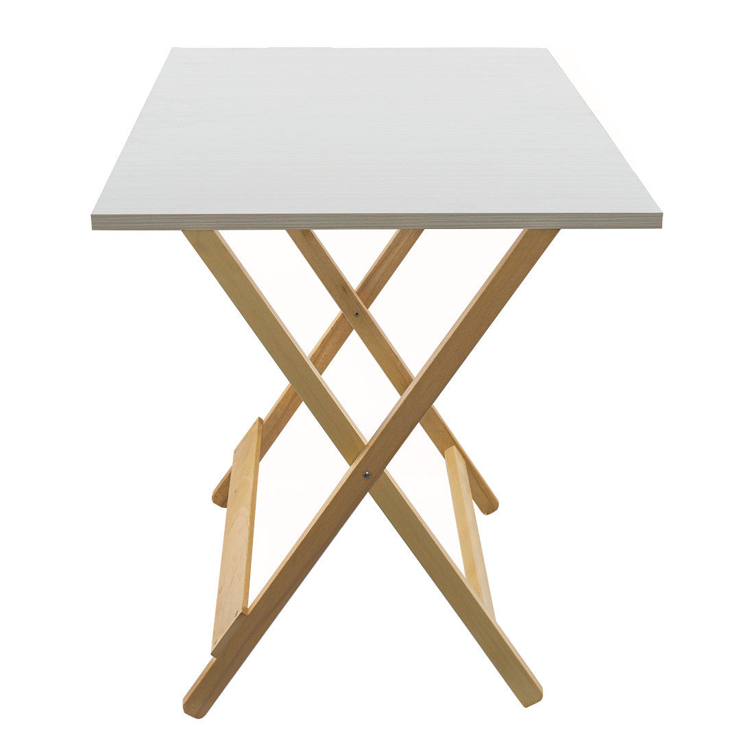 Table de jardin en bois Formica 60x90 F2147 OLMO pliante pour gagner de la place