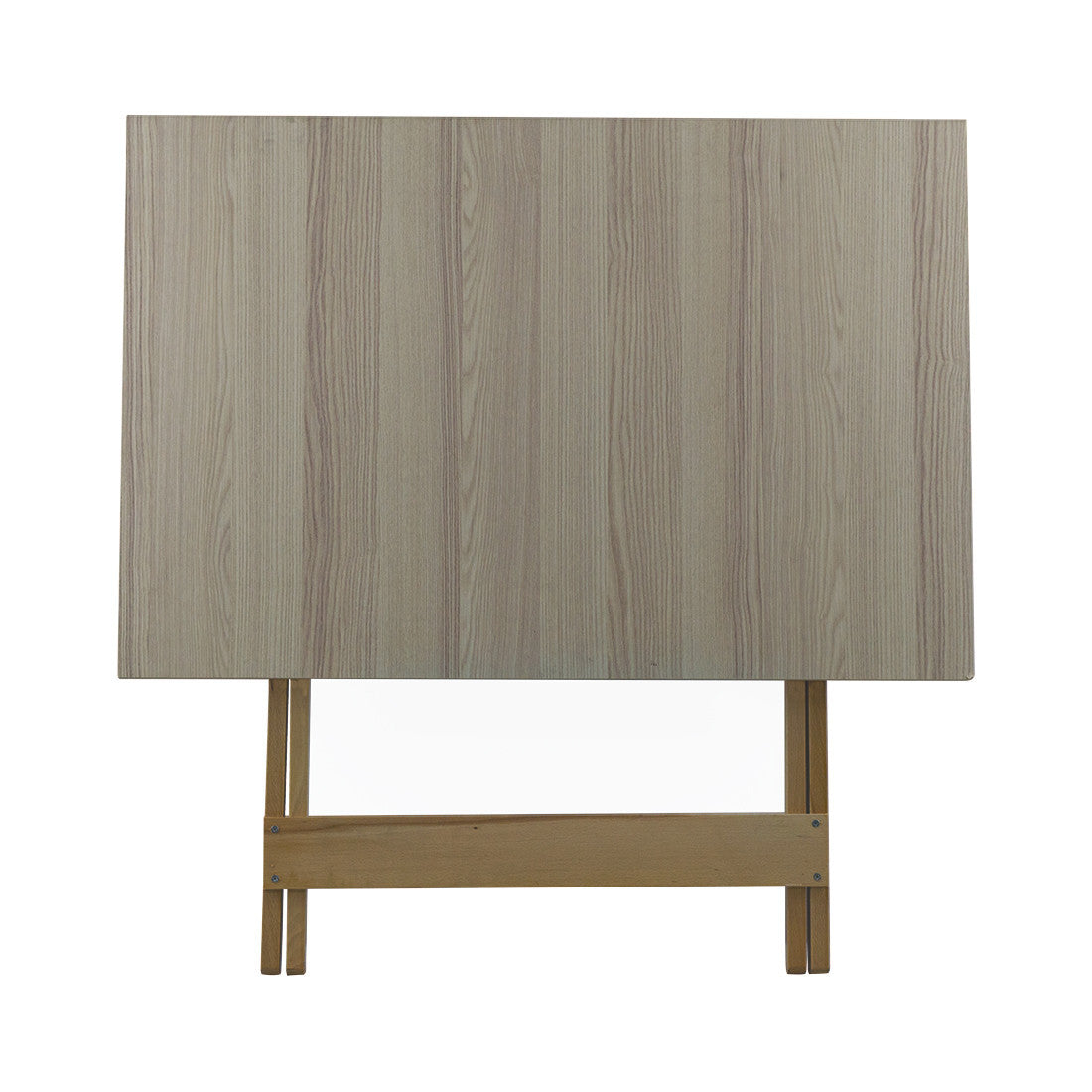 Table jardin en bois de hêtre Formica 60x90 F2069 GRIS Pliable pour l'extérieur